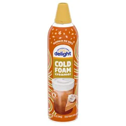 International Delight Cold Foam Coffee Creamer, Pumpkin Pie Spice Cold Foam Flavored Creamer, 14 OZ Can