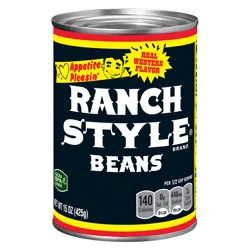 Ranch Style Beans Canned Pinto Beans, Real Western Flavor, 15 oz.
