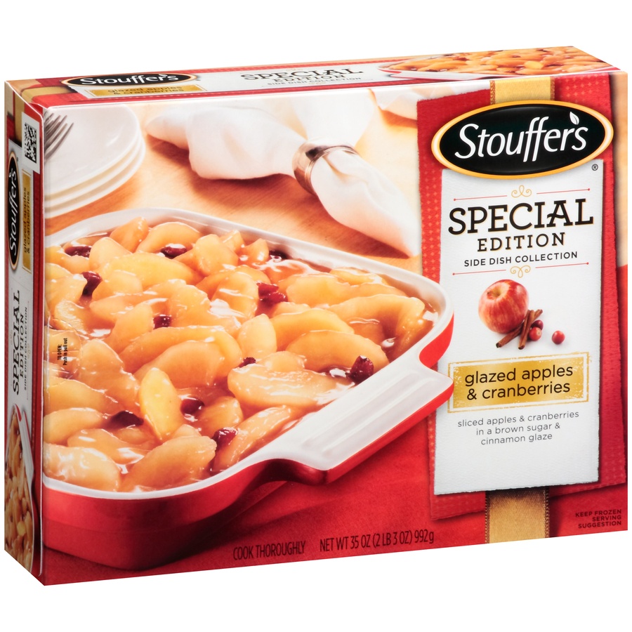 slide 4 of 8, Stouffer's Special Edition Glazed Apples & Cranberries, 35 oz