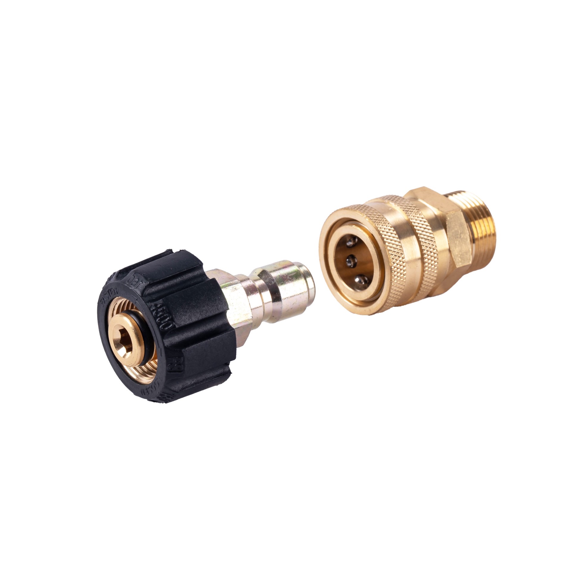 slide 1 of 6, SurfaceMaxx up to 4500 PSI 3/8-in Brass Gas and Electric Pressure Washers Quick Disconnect Socket Set, 1 ct