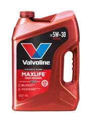 Valvoline High Mileage with MaxLife Technology SAE 5W-30 Synthetic Blend Motor Oil 5 QT