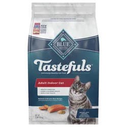 Blue Buffalo Indoor Health Natural Adult Dry Cat Food, Salmon & Brown Rice 5-lb
