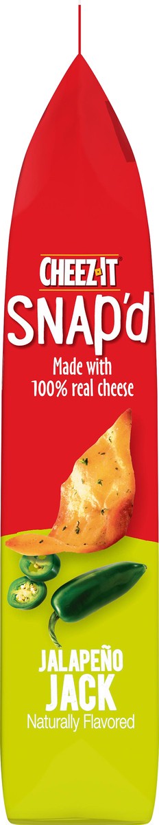 slide 3 of 6, Cheez-It Snap'd Cheese Cracker Chips, Thin Crisps, Lunch Snacks, Jalapeño Jack, 7.5oz Bag, 1 Bag, 7.5 oz