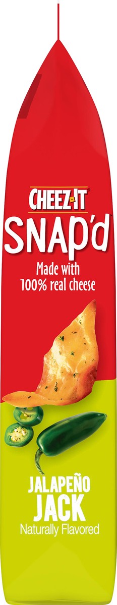 slide 2 of 6, Cheez-It Snap'd Cheese Cracker Chips, Thin Crisps, Lunch Snacks, Jalapeño Jack, 7.5oz Bag, 1 Bag, 7.5 oz