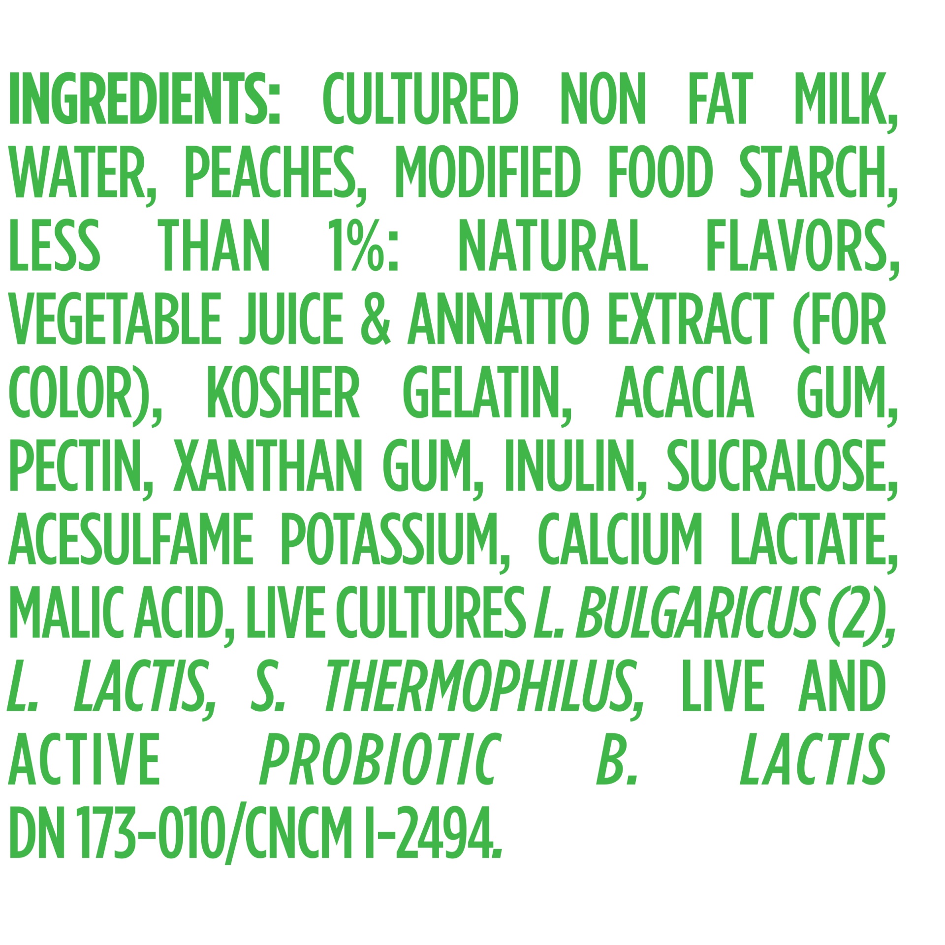 slide 9 of 9, Activia Nonfat Probiotic Peach Yogurt Cups, 4 oz