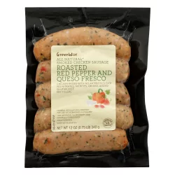 GreenWise Roasted Red Pepper and Queso Fresco Smoked Chicken Sausage