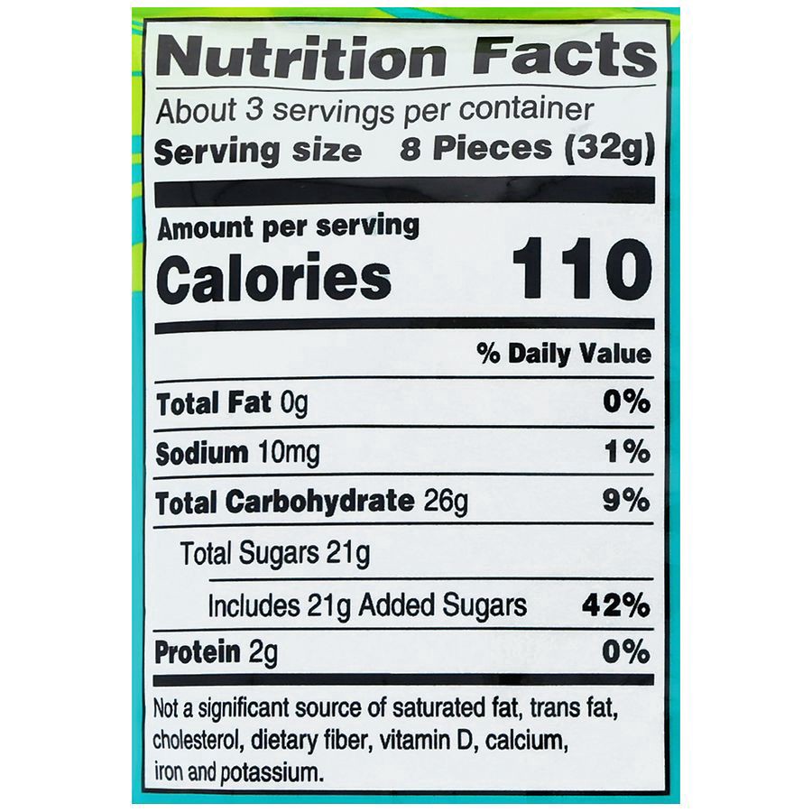 slide 2 of 5, Nice! Gummy Burst Center Filled Candy Cotton Candy Grape, 3.53 oz