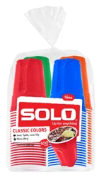 Solo 4 Color Party Cups