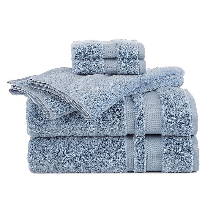 slide 1 of 1, Martex Supima Luxe Bath Towel Collection - Light Blue, 6 ct