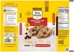 Toll House Chocolate Chip Lovers Cookie Dough 16 oz.