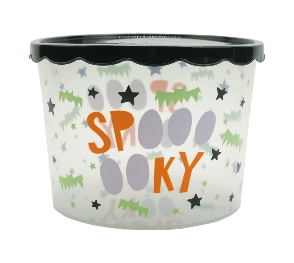 slide 1 of 1, Holiday Home Spoooooky Cookie Container, 1 ct