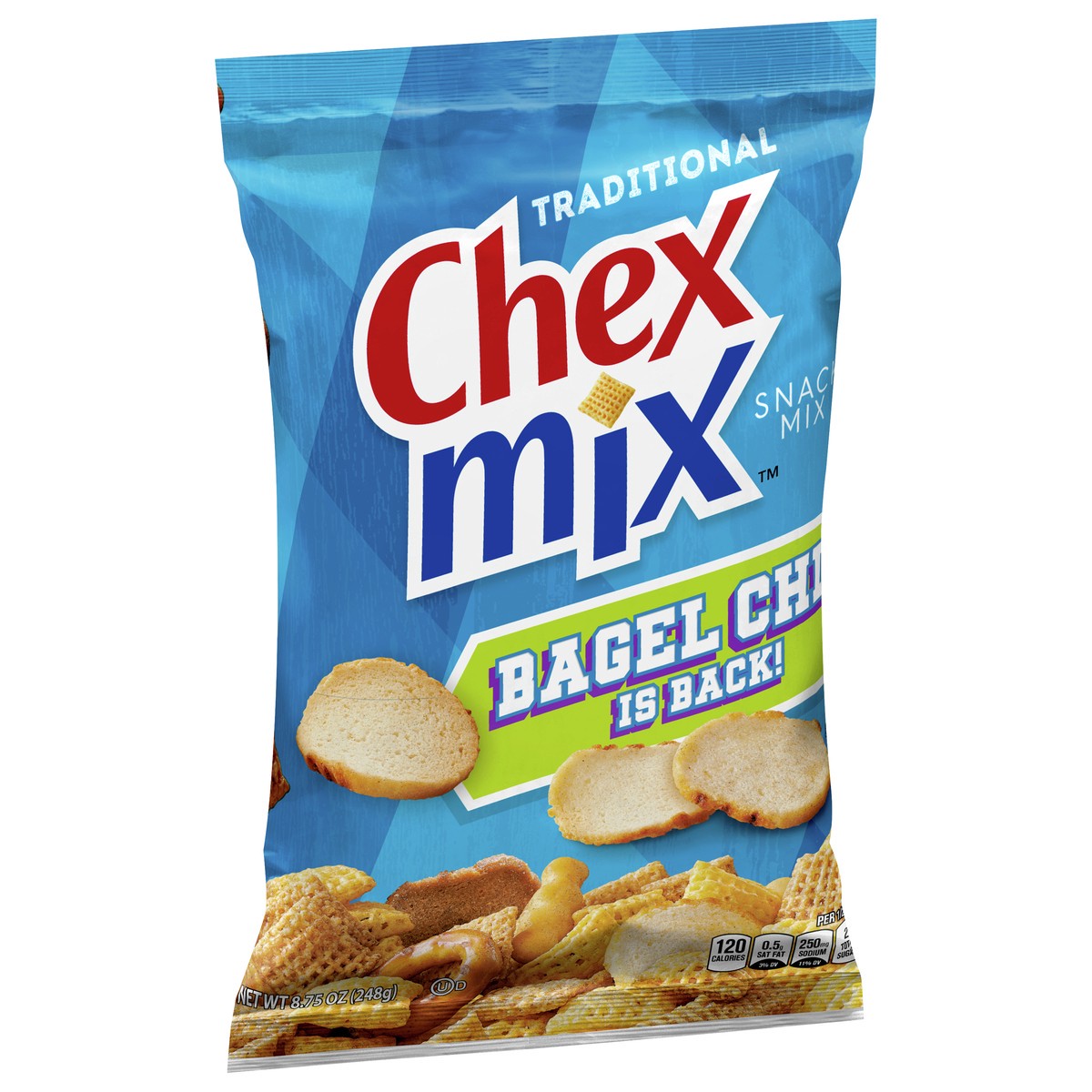 slide 2 of 9, Chex Mix Snack Mix, Traditional, Savory Snack Bag, 8.75 oz, 8.75 oz