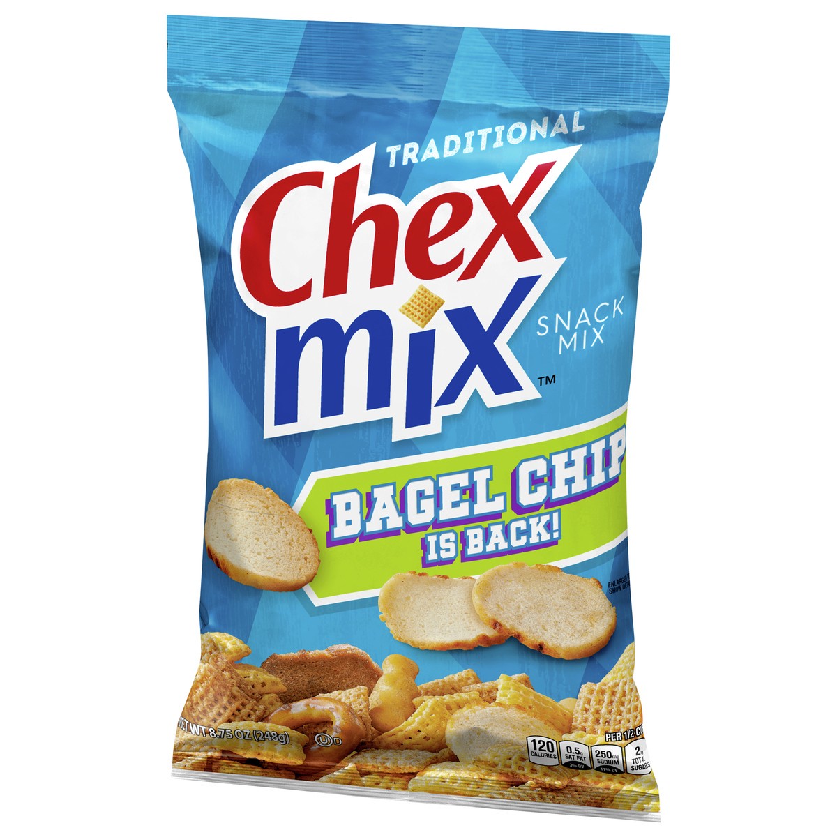 slide 3 of 9, Chex Mix Snack Mix, Traditional, Savory Snack Bag, 8.75 oz, 8.75 oz