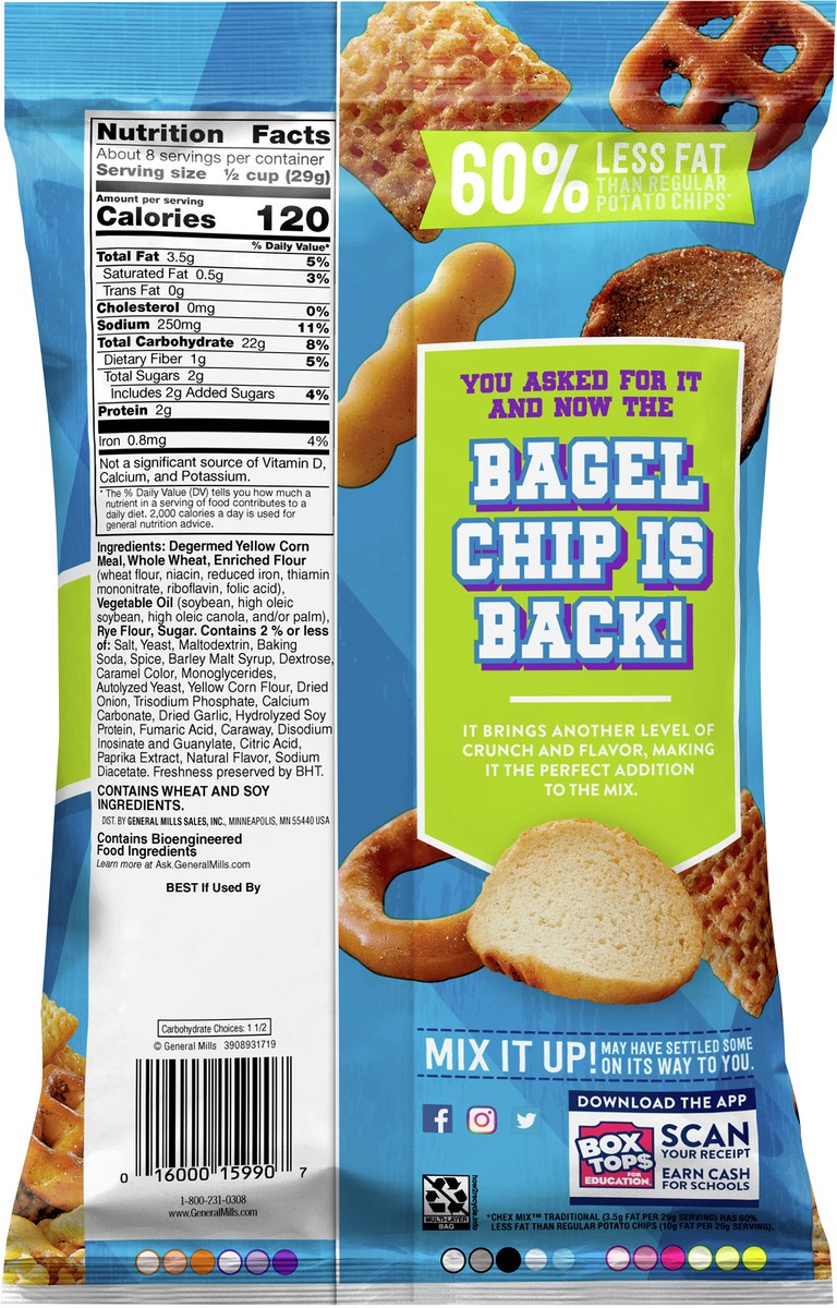 slide 5 of 9, Chex Mix Snack Mix, Traditional, Savory Snack Bag, 8.75 oz, 8.75 oz