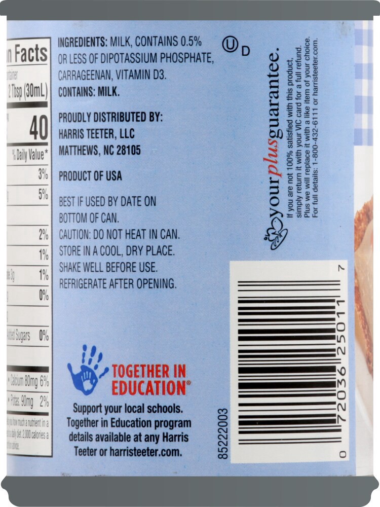 slide 2 of 3, Harris Teeter® Evaporated Milk, 12 fl oz