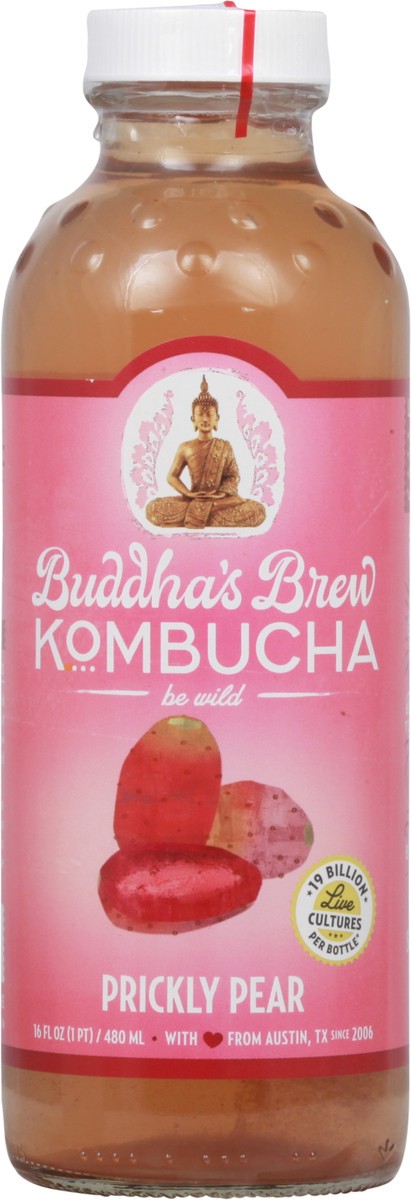 slide 9 of 14, Buddha's Brew Prickly Pear Kombucha - 16 fl oz, 16 fl oz