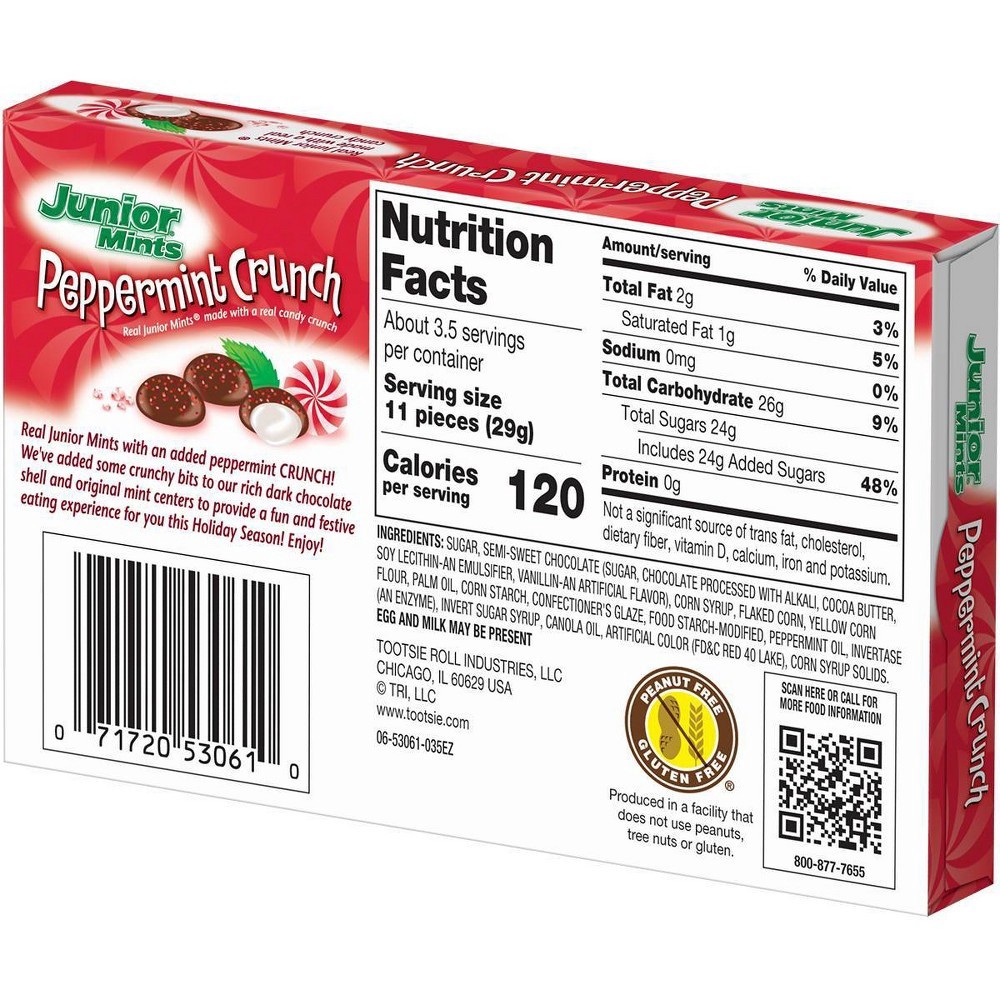 slide 2 of 2, Junior Mints® peppermint crunch theater box, 3.5 oz