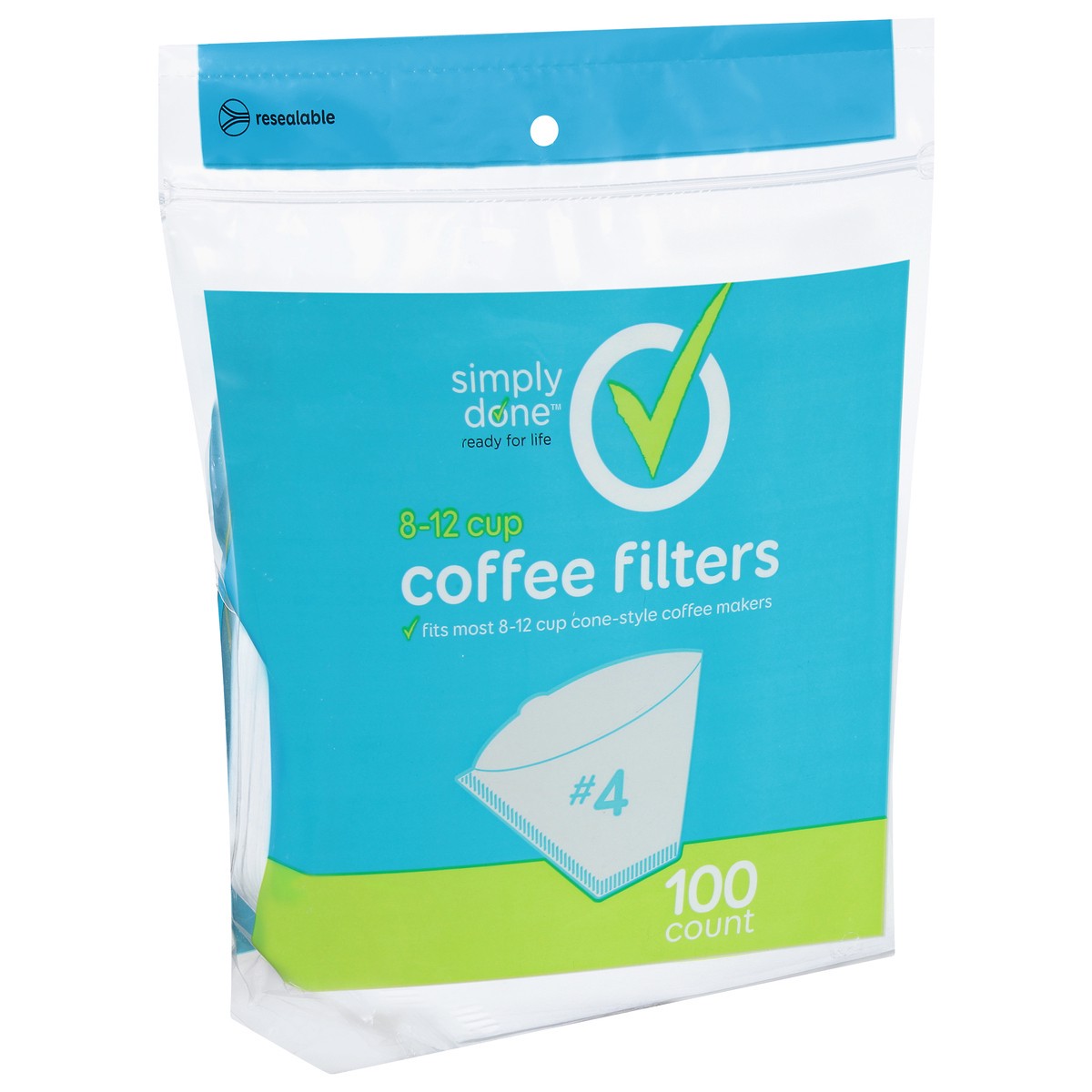 slide 7 of 9, Simply Done Cone Filter Coffee - 100 ct, 100 ct