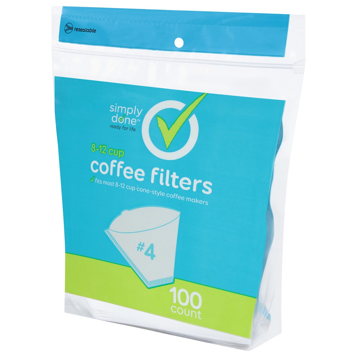 slide 6 of 9, Simply Done Cone Filter Coffee - 100 ct, 100 ct