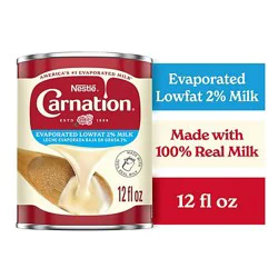 Nestle Carnation Lowfat Evaporated Milk - 12 Fl. Oz.