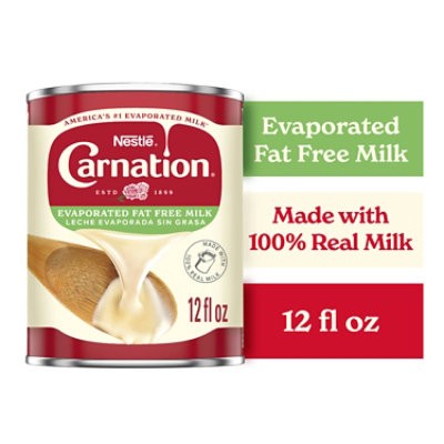 slide 1 of 1, Nestle Fat Free Vitamins A And D Added Evaporated Milk - 12 Fl. Oz., 12 fl oz