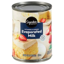 Signature Select Milk Evaporated Can - 12 Fl. Oz.
