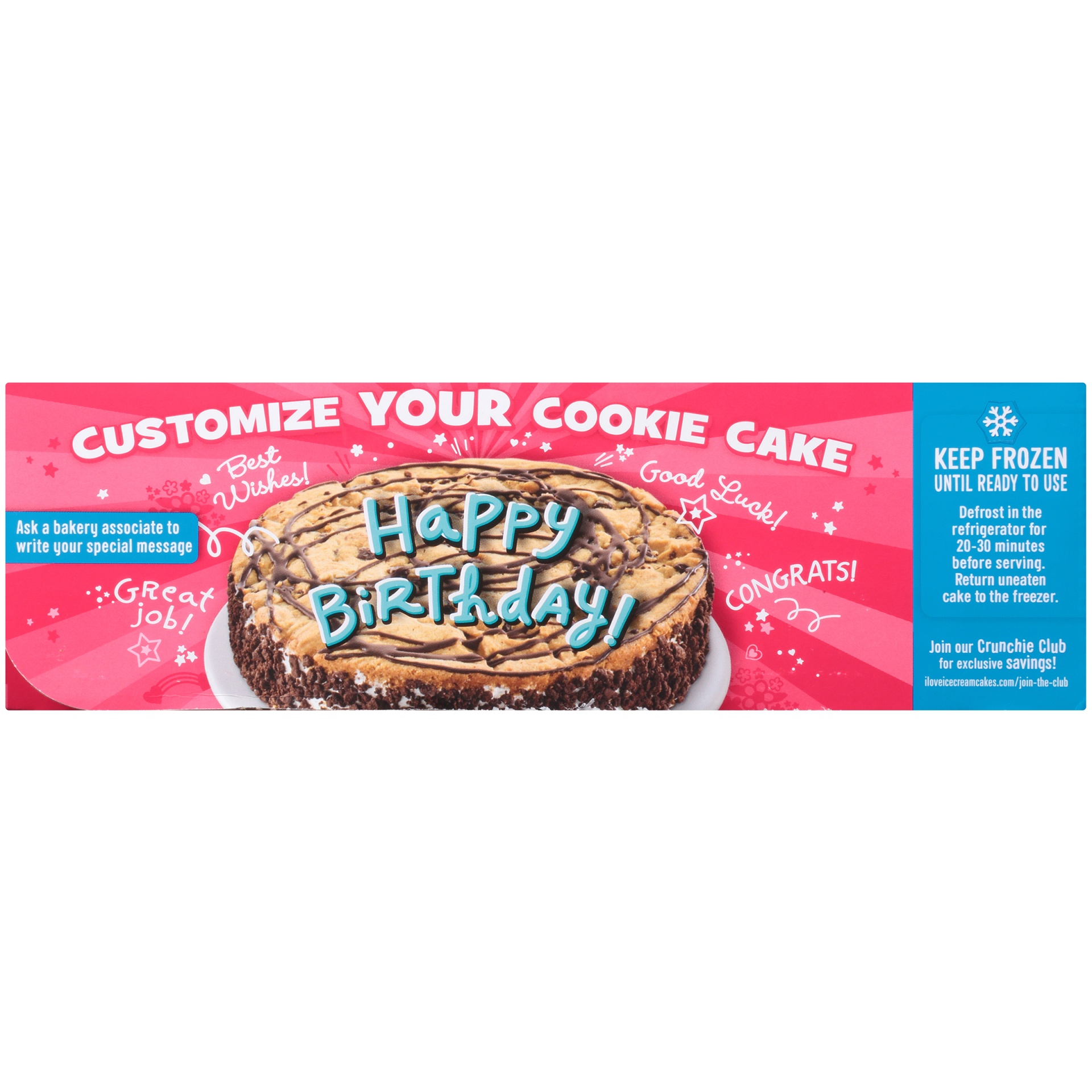 slide 3 of 6, Carvel Ice Cream Cookie Cake, 32 oz