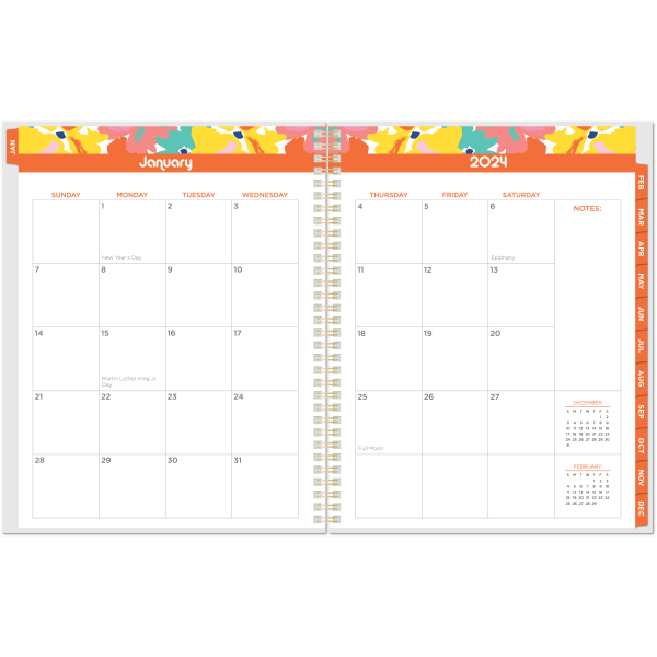 slide 2 of 7, Office Depot Brand Weekly/Monthly Planner, 8-1/2'' X 11'', Silver, January To December 2022, Od711830, 1 ct
