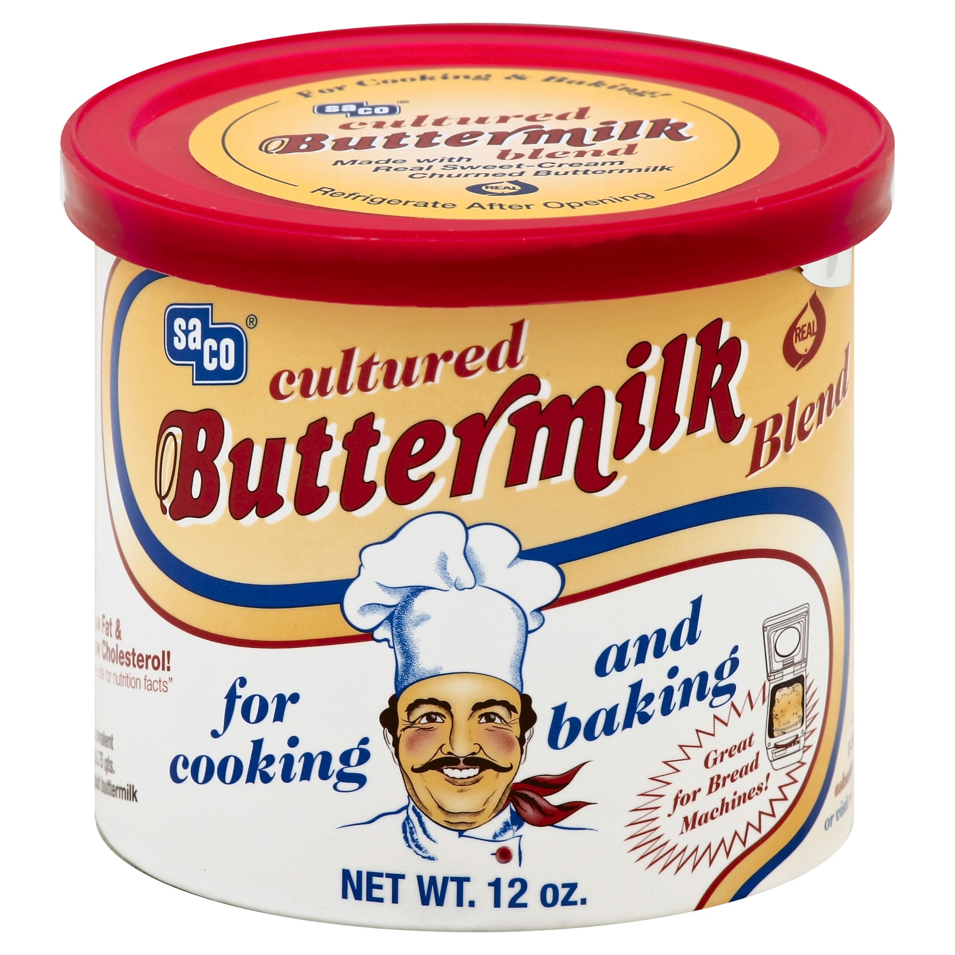 slide 2 of 2, Saco Buttermilk Blend Cultured For Cooking And Baking - 12 Oz, 12 oz