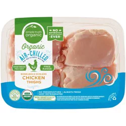 Simple Truth Organic Air-Chilled Boneless Skinless Thighs