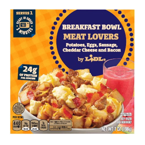 slide 1 of 1, frozen breakfast bowl, meat lovers, 7 oz