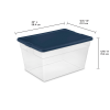 slide 6 of 9, Sterilite / Storage Box, 56 qt, 53 liter