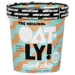 Oatly Non-Dairy Mint Chip Frozen Dessert 1 pt