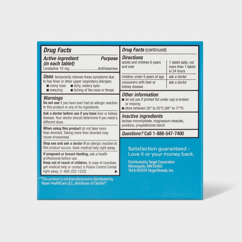 slide 3 of 3, Loratadine Allergy Relief Tablets - 200ct - up&up™, 200 ct