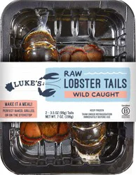 Luke's Wild Caught Twin Lobster Tails - 2 ea