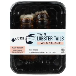 Luke's Wild Caught Twin Lobster Tails - 2 ea