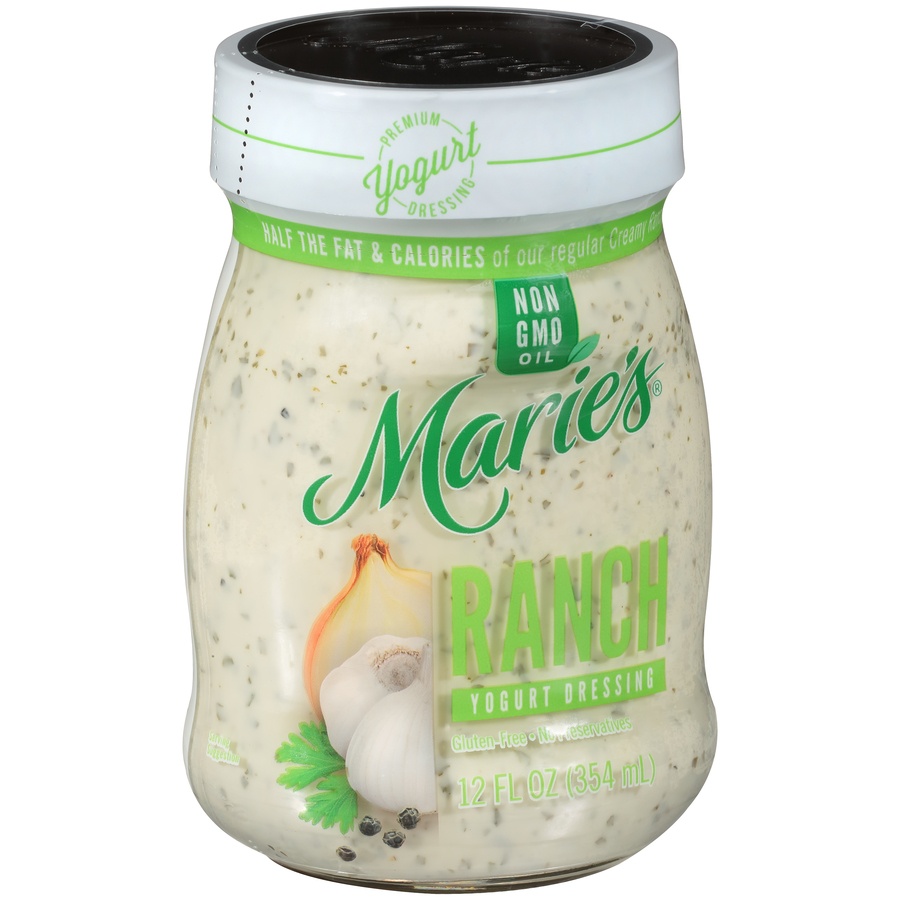 slide 3 of 8, Marie's Ranch Yogurt Dressing, 12 fl oz