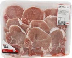 H-E-B Pork Center Loin Chops Bone-In Thin Value Pack