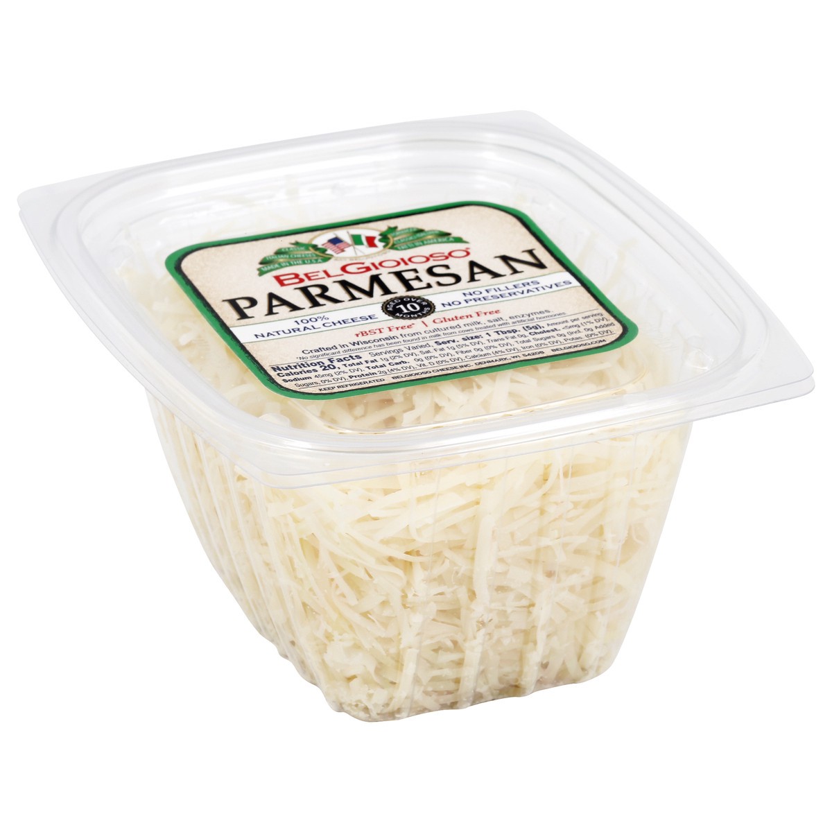 slide 2 of 9, BelGioioso Shredded Parmesan Cheese 1 ea, 1 ct