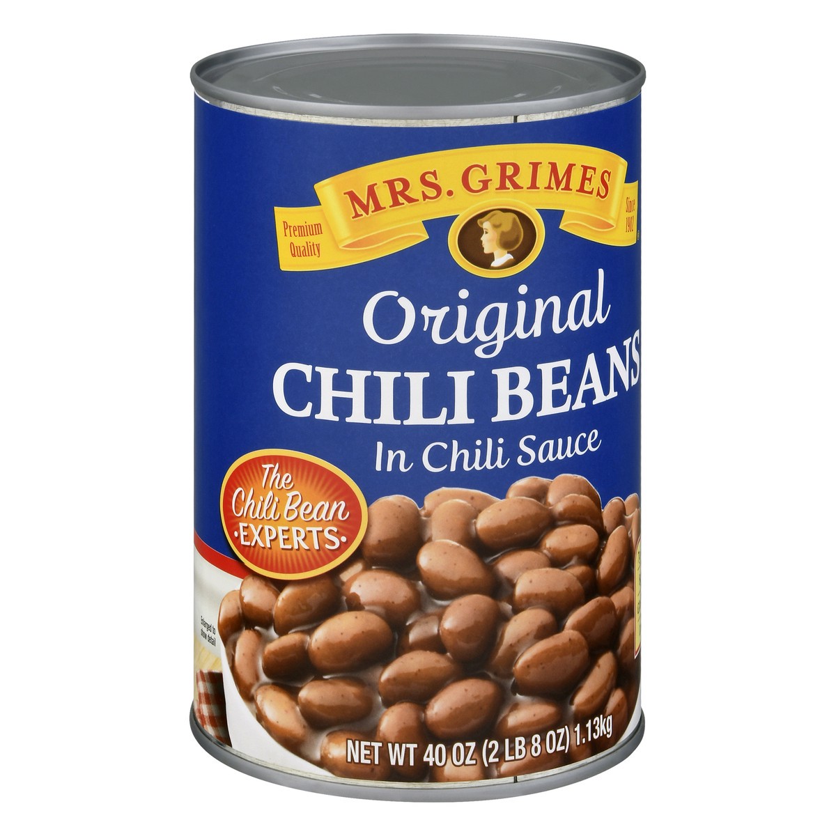 slide 9 of 10, Mrs. Grimes Original Style Chili Beans, 40 oz