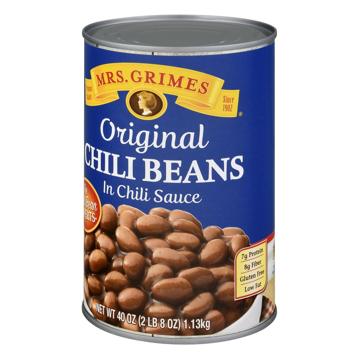 slide 7 of 10, Mrs. Grimes Original Style Chili Beans, 40 oz