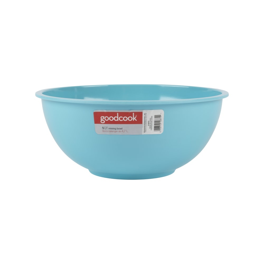 slide 1 of 1, Good Cook Teal Melamine Mixing Bowl, 5 qt