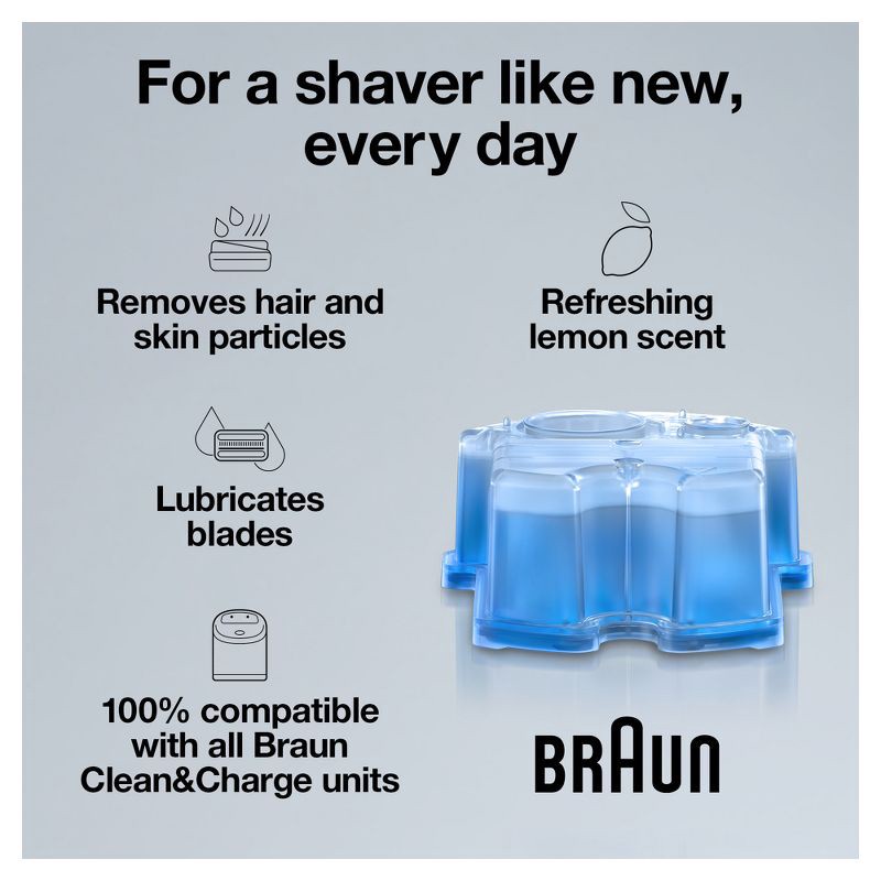 slide 3 of 13, Braun Clean & Renew Refill Cartridges for Clean & Charge Systems CCR - 3pk, 3 ct