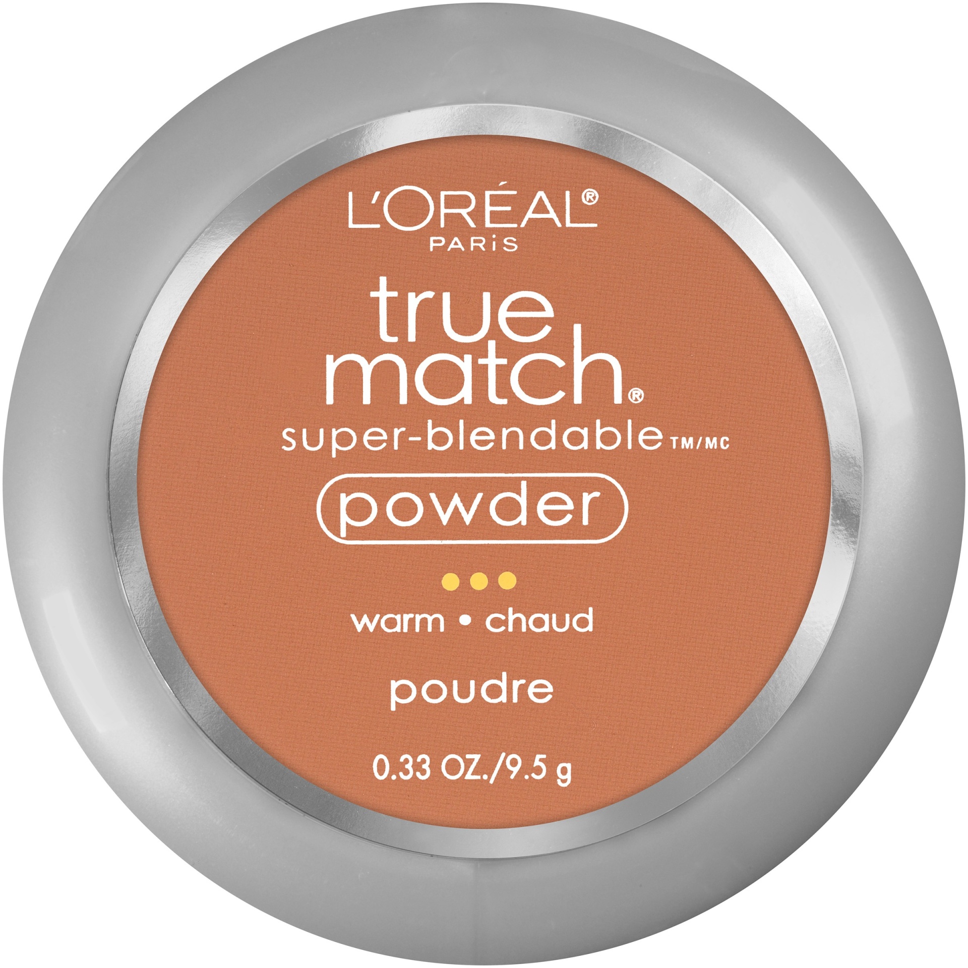 slide 1 of 3, L'Oreal Paris True Match Makeup Super Blendable Oil-Free Pressed Powder - W8 Crème Café, 0.33 oz