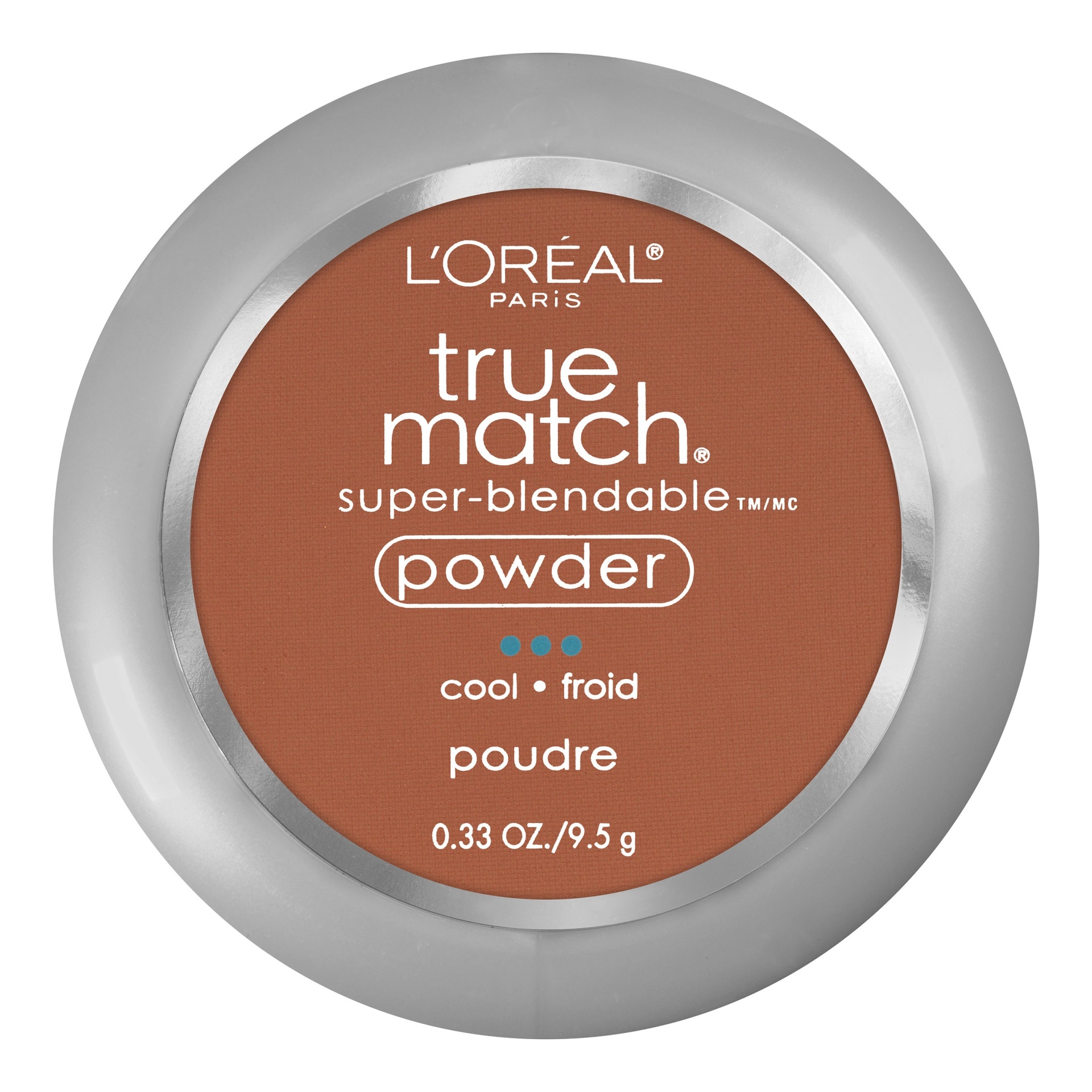 slide 1 of 4, L'Oreal Paris True Match Makeup Super Blendable Oil-Free Pressed Powder - C8 Cocoa - 0.33oz, 1 ct
