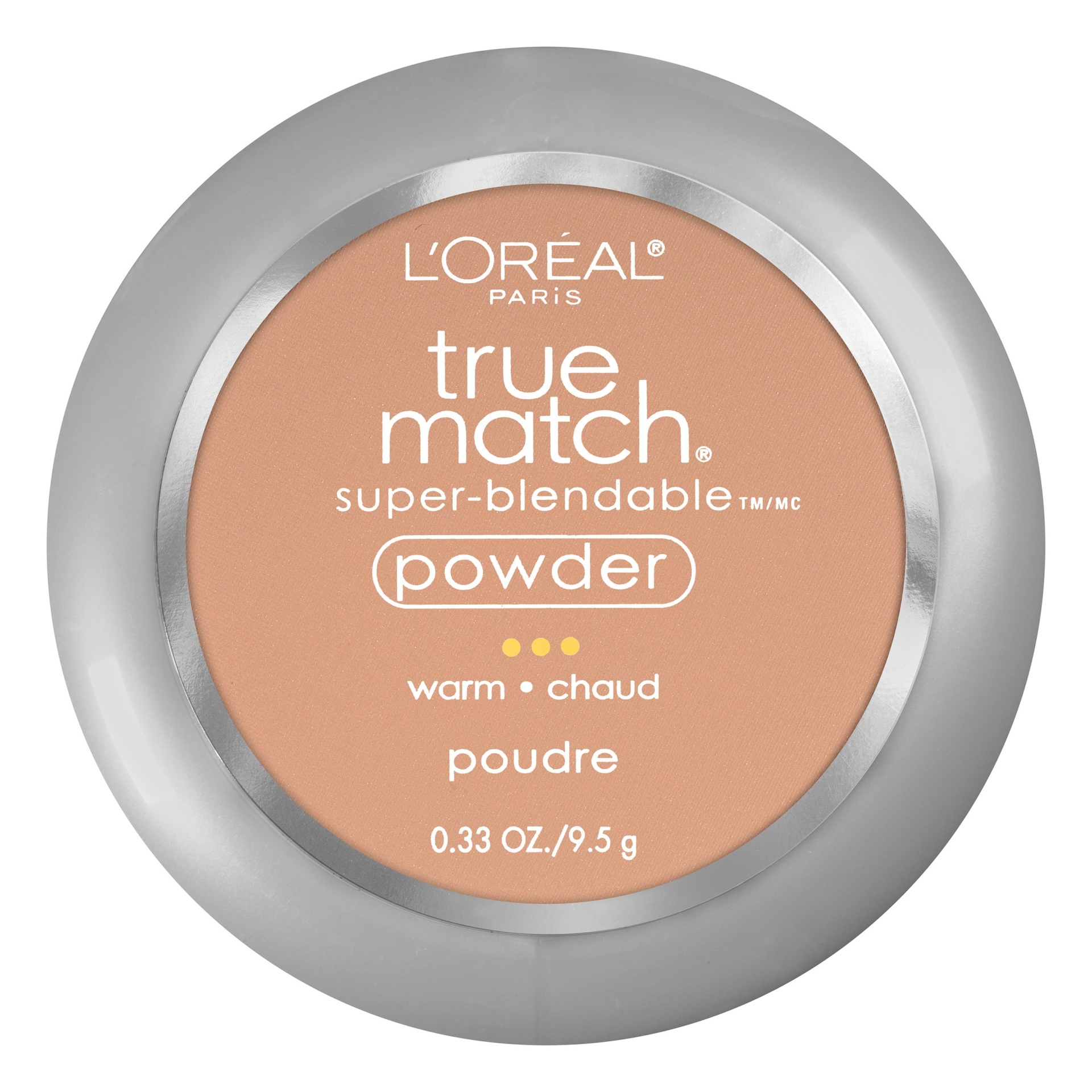 slide 1 of 4, L'Oreal Paris True Match Makeup Super Blendable Oil-Free Pressed Powder - W6 Sun Beige - 0.33oz, 0.33 oz