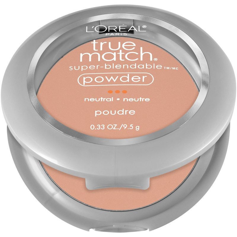 slide 4 of 4, L'Oreal Paris True Match Makeup Super Blendable Oil-Free Pressed Powder - N5 True Beige - 0.33oz, 0.33 oz