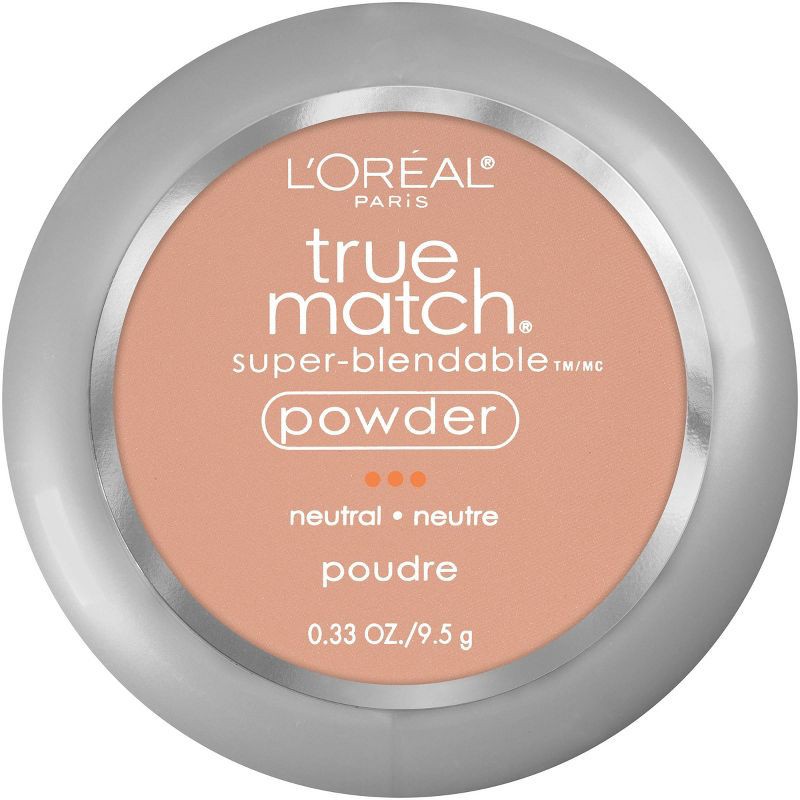 slide 1 of 4, L'Oreal Paris True Match Makeup Super Blendable Oil-Free Pressed Powder - N5 True Beige - 0.33oz, 0.33 oz