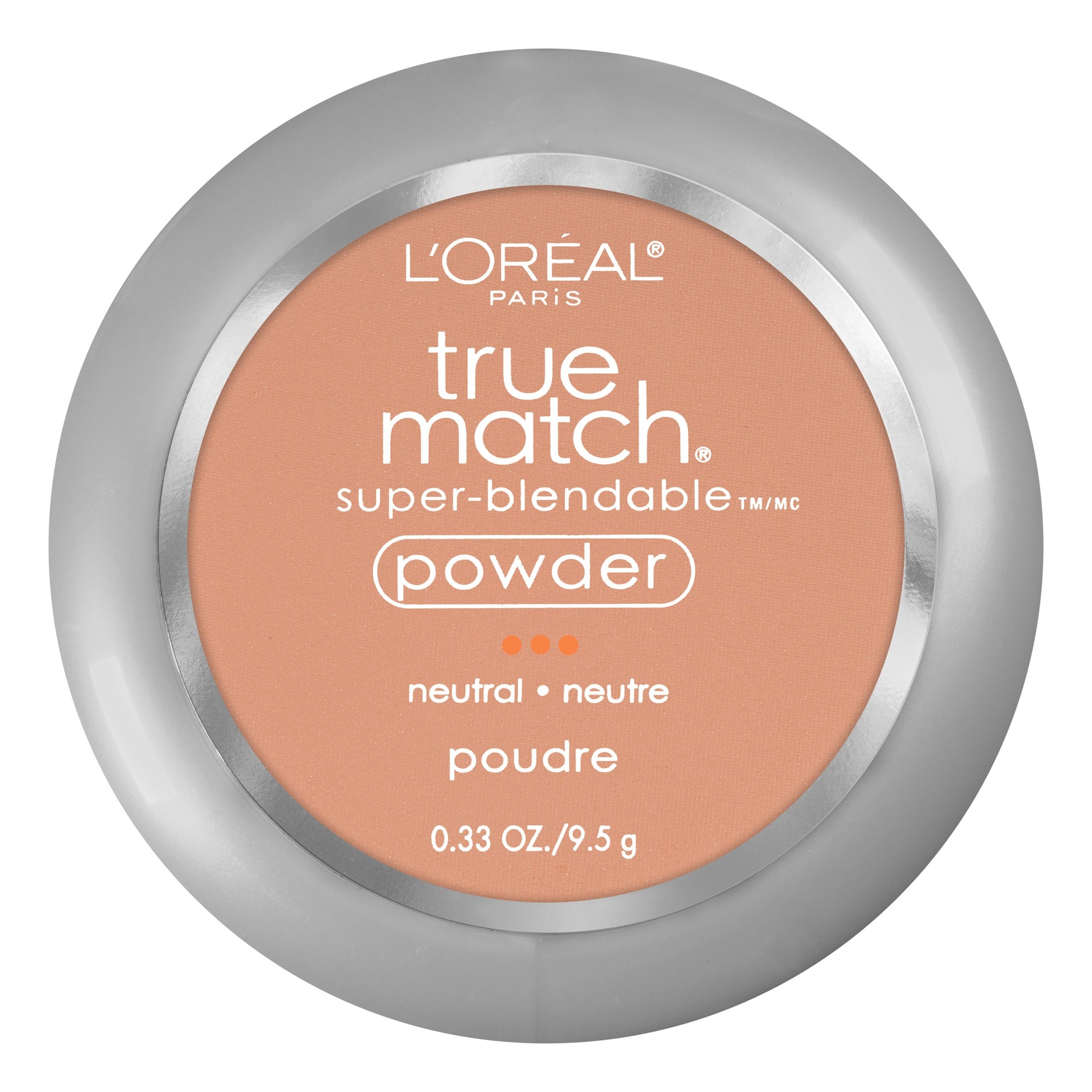 slide 1 of 4, L'Oreal Paris True Match Makeup Super Blendable Oil-Free Pressed Powder - N6 Honey Beige - 0.33oz, 1 ct