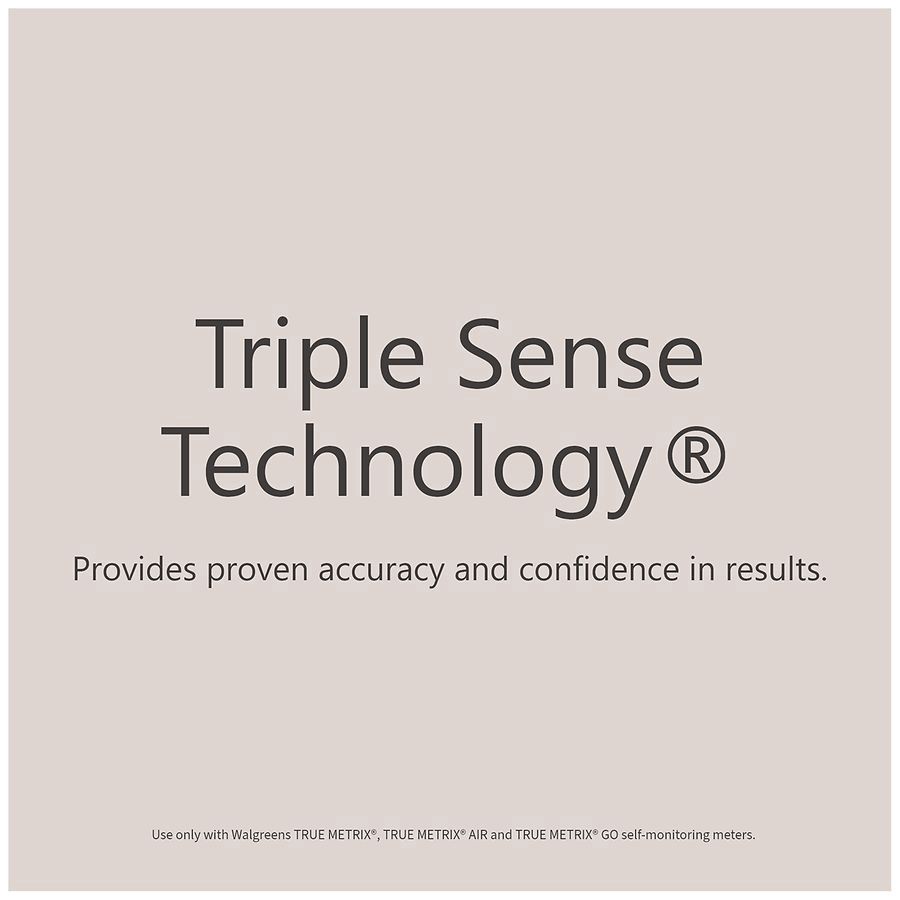 slide 3 of 5, Walgreens True Metrix Self-Monitoring Blood Glucose Test Strips, 60 ct